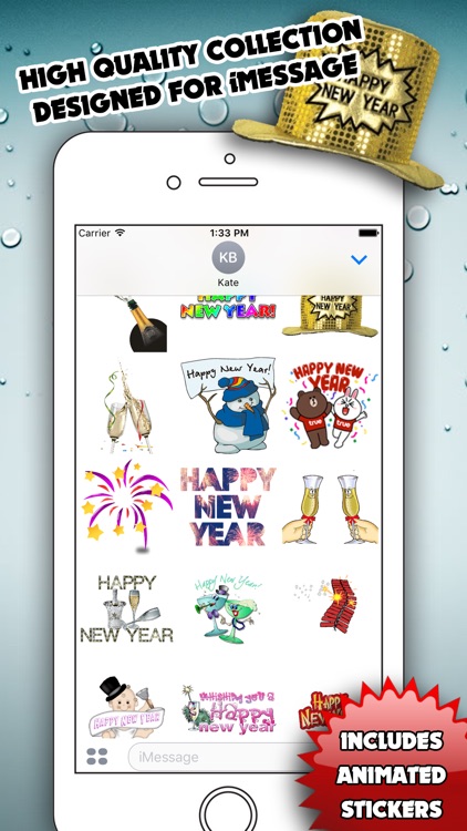 Happy New Year for iMessage screenshot-3