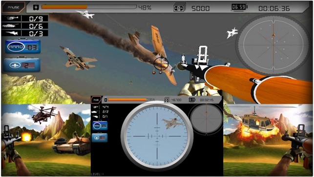 Bazooka Gun War Helicopter Shooting(圖4)-速報App