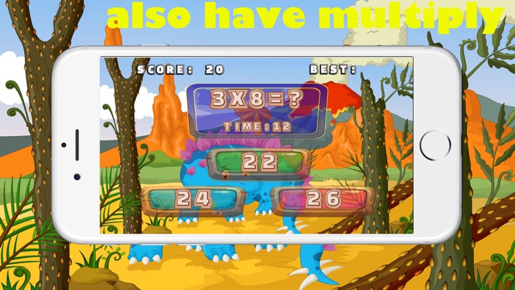 Dinosaur Math Game : Educational For Kid 1st Grade screenshot-3