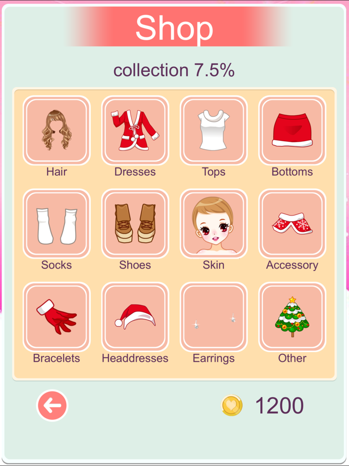 Happy Christmas Sweet Girl Dress Up