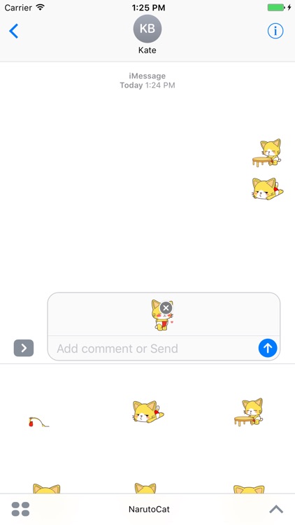 Nat Cat animated stickers - 70++ icons screenshot-4