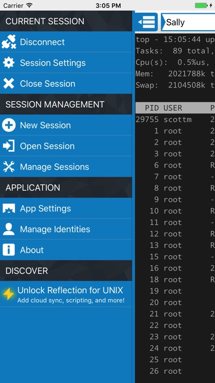 Reflection for UNIX SSH Client screenshot-3