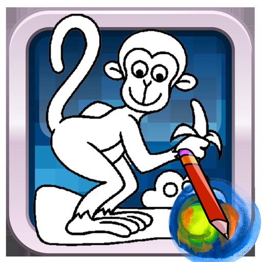 Baboon Drawing Game For Kid iOS App