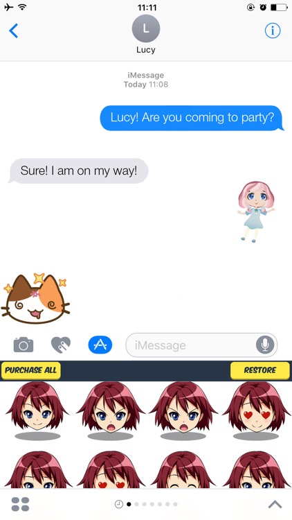 Anime Girl Stickers - 80+ Anime Girl Emoji