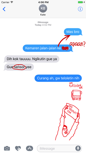 Coret PRO - Stiker Indonesia untuk mencoret(圖2)-速報App