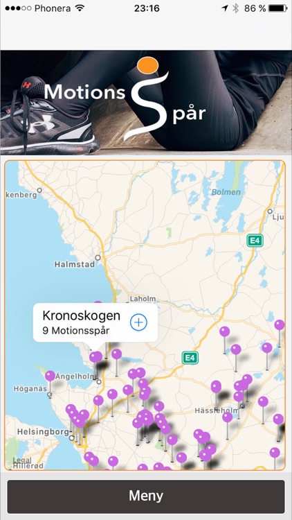 Motionsspår