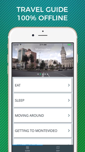 Montevideo Travel Guide with Offline Street Map(圖1)-速報App