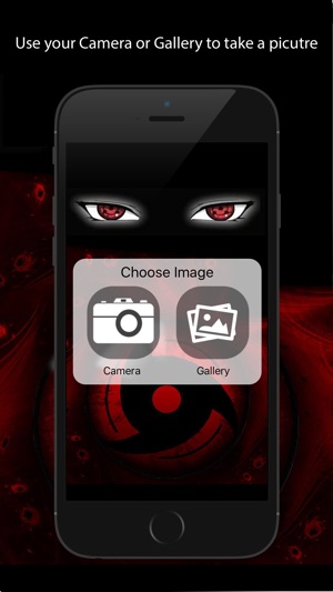 Sharingan Mắt Photo Editor: Sasuke Naruto bản