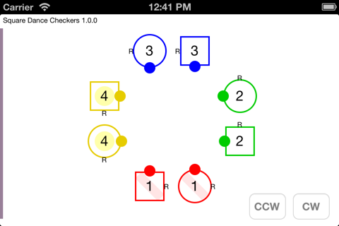 Square Dance Checkers - náhled
