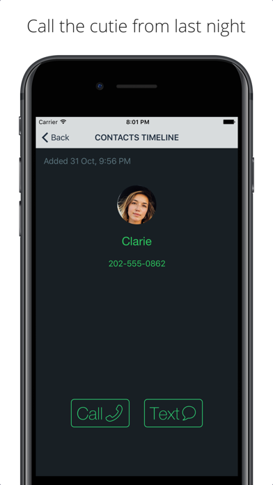 Contacts Timeline Contacts Timeline