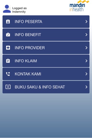 Mandiri Inhealth Mobile screenshot 3