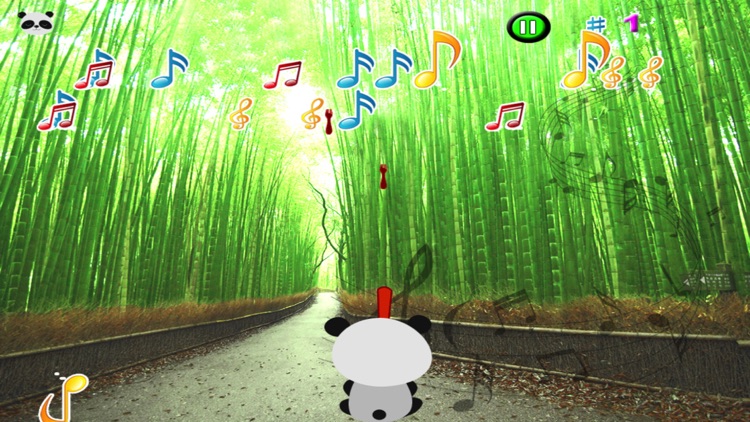 A Panda Collect Musical Notes PRO