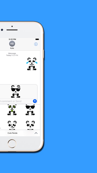 Panda : Cute & Adorable Stickersのスクリーンショット5 Panda : Cute & Adorable Stickersのスクリーンショット5