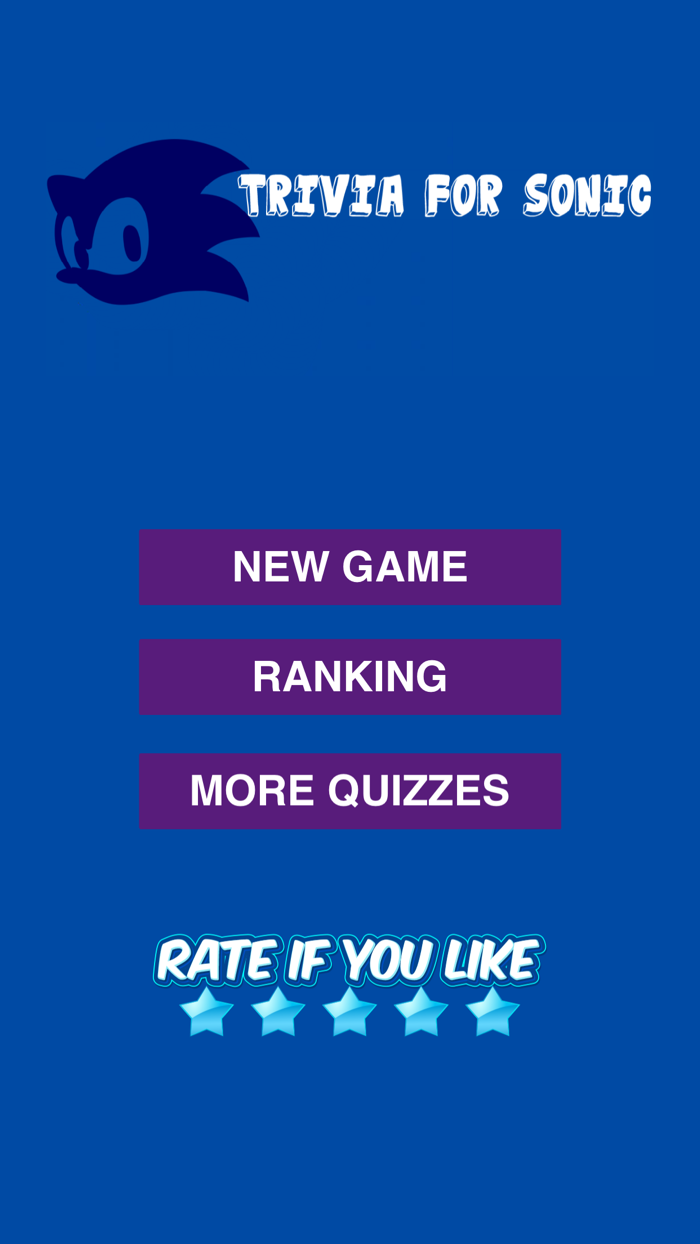 Trivia for Sonic The Hedgehog - Free Fun Quiz