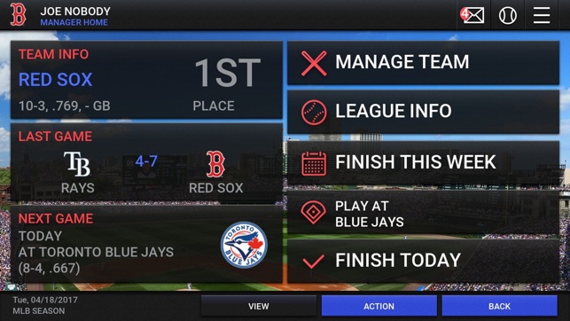 MLB Manager 2017 Screenshot