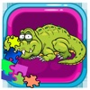 Animals CrocodileAnimal Jigsaw For Kids Preschool
