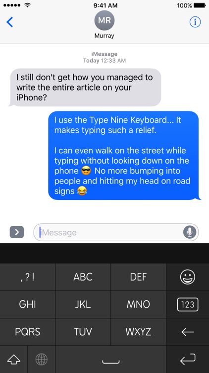 Type Nine Keyboard - Swipe & Tap with T9 screenshot-0