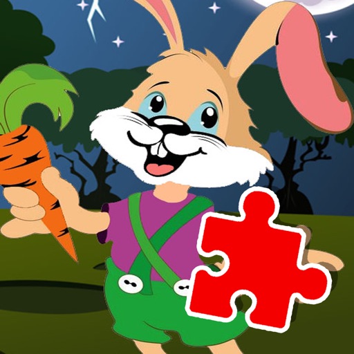 Bunny Puzzle Jigsaw Games Toddler Kids Icon