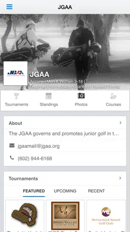 Game screenshot JGAA - Junior Golf of AZ mod apk