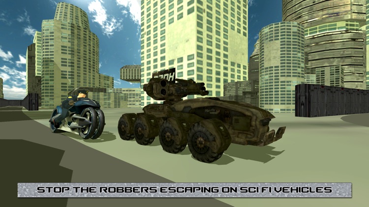 Sci-Fi Police Bike Crime Chase & Riding Simulator screenshot-4