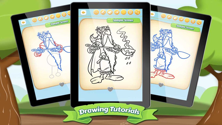Draw and Play for Asterix and Obelix