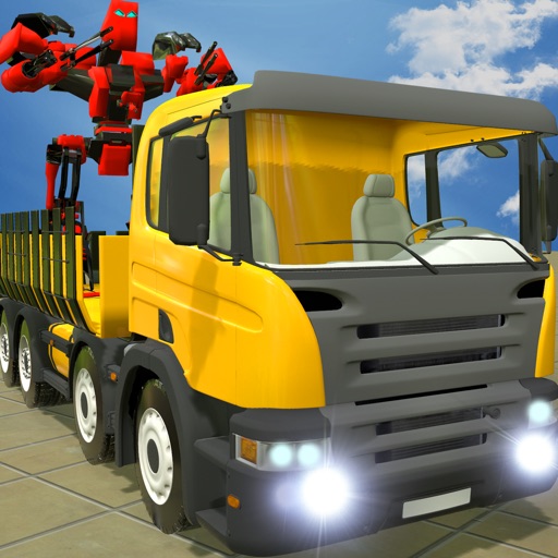 X Ray Robot Transport Semi Truck Parking Simulator Icon