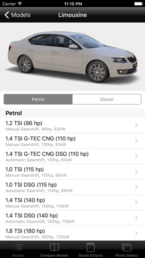 Specs for Skoda Octavia 2016 edition(圖2)-速報App