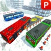 Winter Bus Driver 3D Simulator: Snow Hill Parking