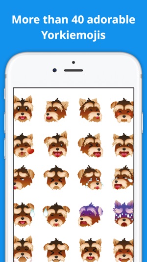 YorkieMoji 2017 - Yorkshire Emoji and Stickers(圖2)-速報App