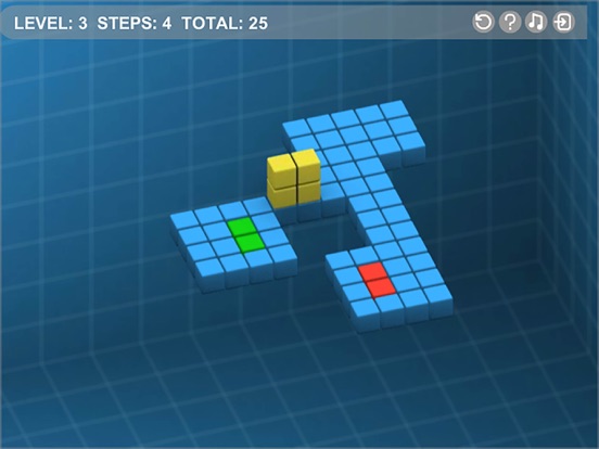 Bloxorz Roll 3D - Find the Path screenshot 3