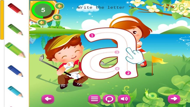 Writing ABC Letters Handwriting Preschoo