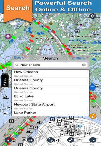 Louisiana gps offline nautical charts for cruising screenshot 3