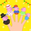 Pig Family Finger - free for Babies boys and girls
