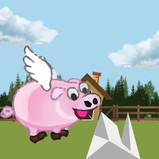 Impossible Flying Pig Race - crazy racing icon