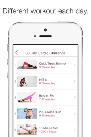 Bikini Body Cardio: Daily HIIT Workouts at Home screenshot 3