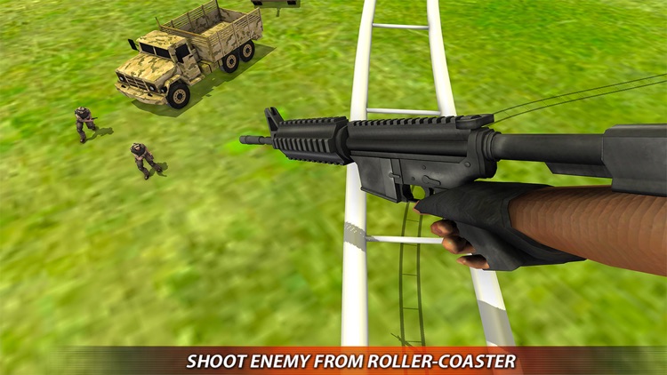 Roller Coaster Army Commando Battle: Shooting Game screenshot-4