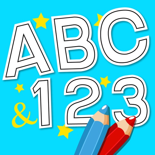 Anitrek Coloring - ABC & 123 learning app for Kids Icon