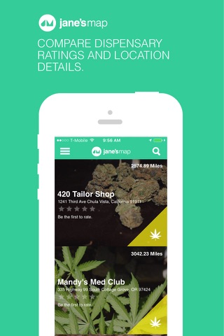 jane's map: find and rate cannabis dispensaries screenshot 3