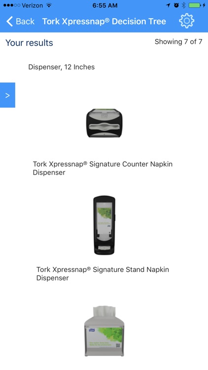 Distributor Tork Decision Tree