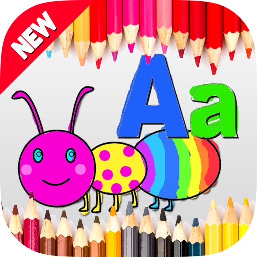ABC Animals Kids Coloring Book : Pre-K Years Old Icon