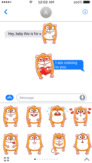 Hamster Emojis Stickers(圖3)-速報App