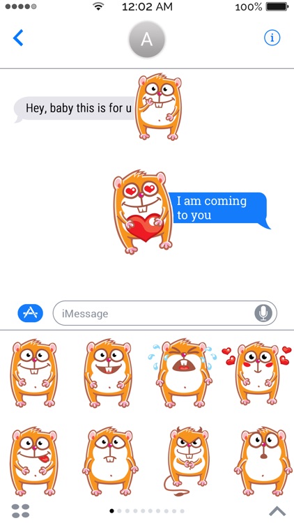 Hamster Emojis Stickers