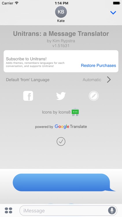 Unitrans: a Message Translator screenshot-3