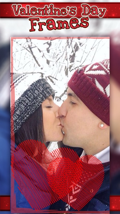 Valentine's Day Photo Frames – Free Sticker Camera screenshot-3