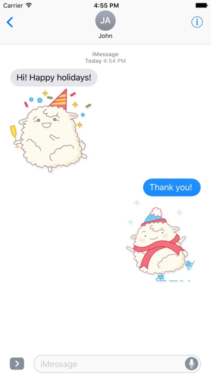 iMessage Sheep Stickers