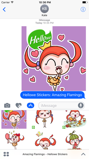 Hellowe Stickers: Amazing Flamingo(圖1)-速報App