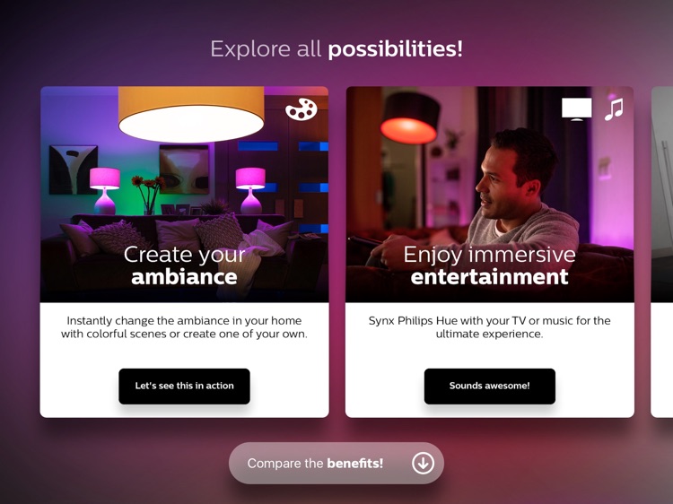 Philips Hue instore app
