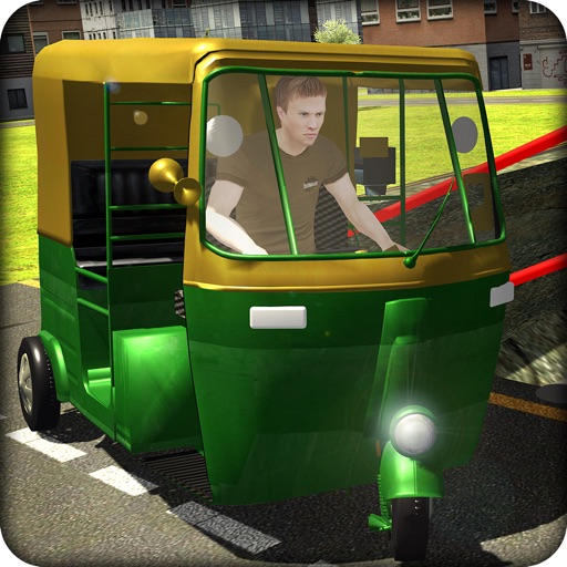 Tuk Tuk rickshaw transport – City driver simulator iOS App