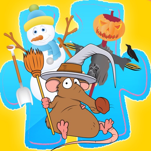 Cartoon Holiday Jigsaw Collection Learning For Kid iOS App