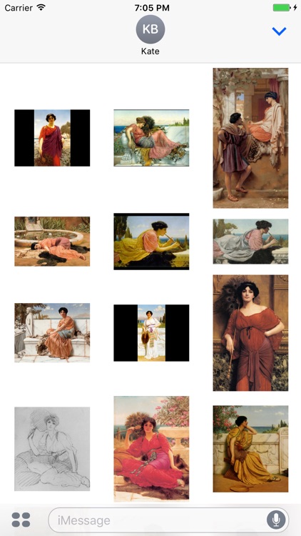 John William Godward Artworks Stickers screenshot-3